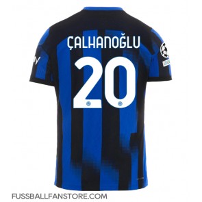 Inter Milan Hakan Calhanoglu #20 Replik Heimtrikot 2023-24 Kurzarm